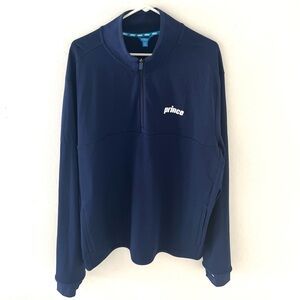 NWT Prince Pickleball Navy Blue Quarter-Zip Pullover, Size: XXL